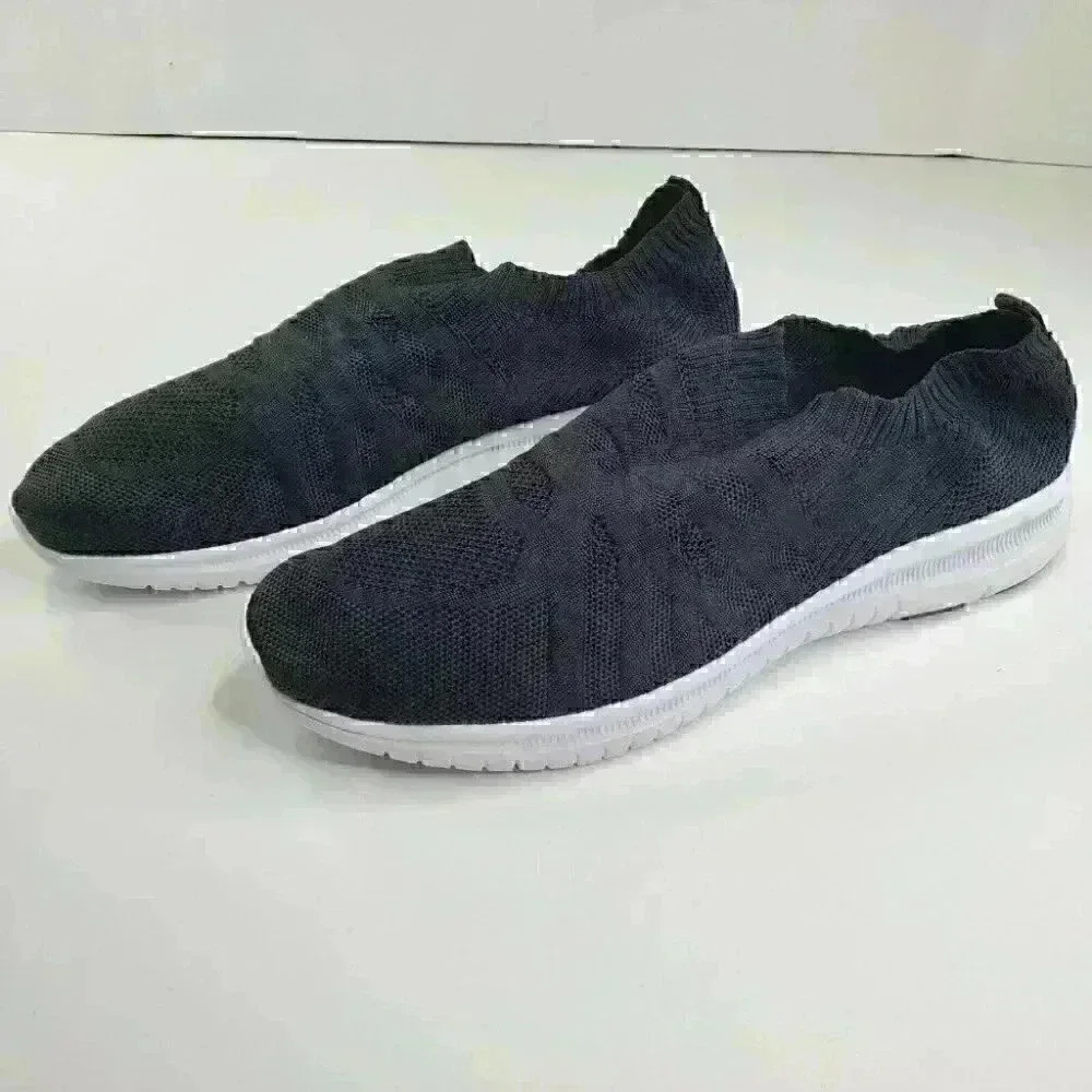 Fashion Men's Sneakers Black Running Jogging Shoes Size 12/45
